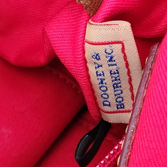 Dooney and Bourke Marine Suede And Leather Satchel Bag J8420049 - Picture 14 of 14